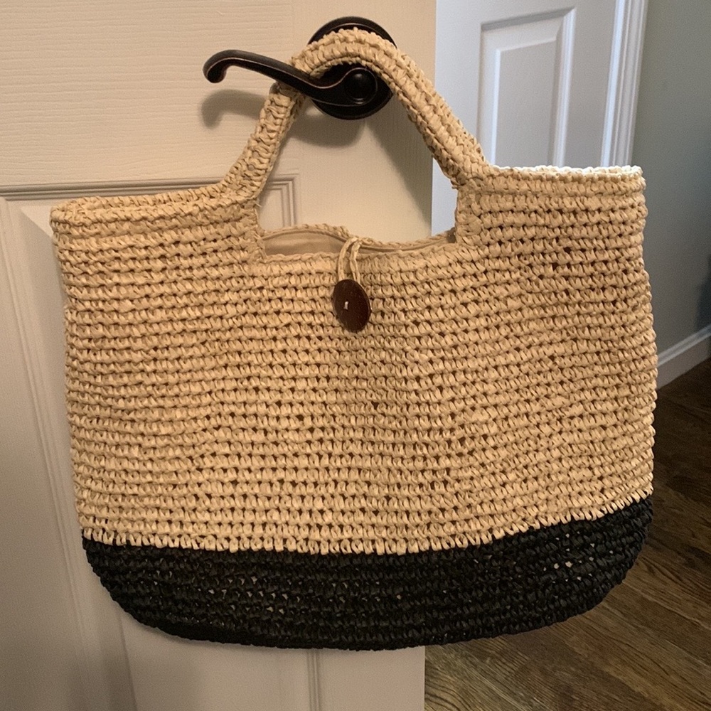 INC Straw Bag